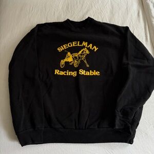 Siegelman Stable Black Crewneck